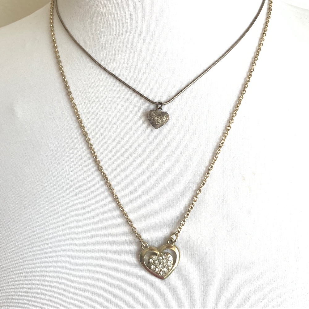 3 Piece Set Heart necklace set